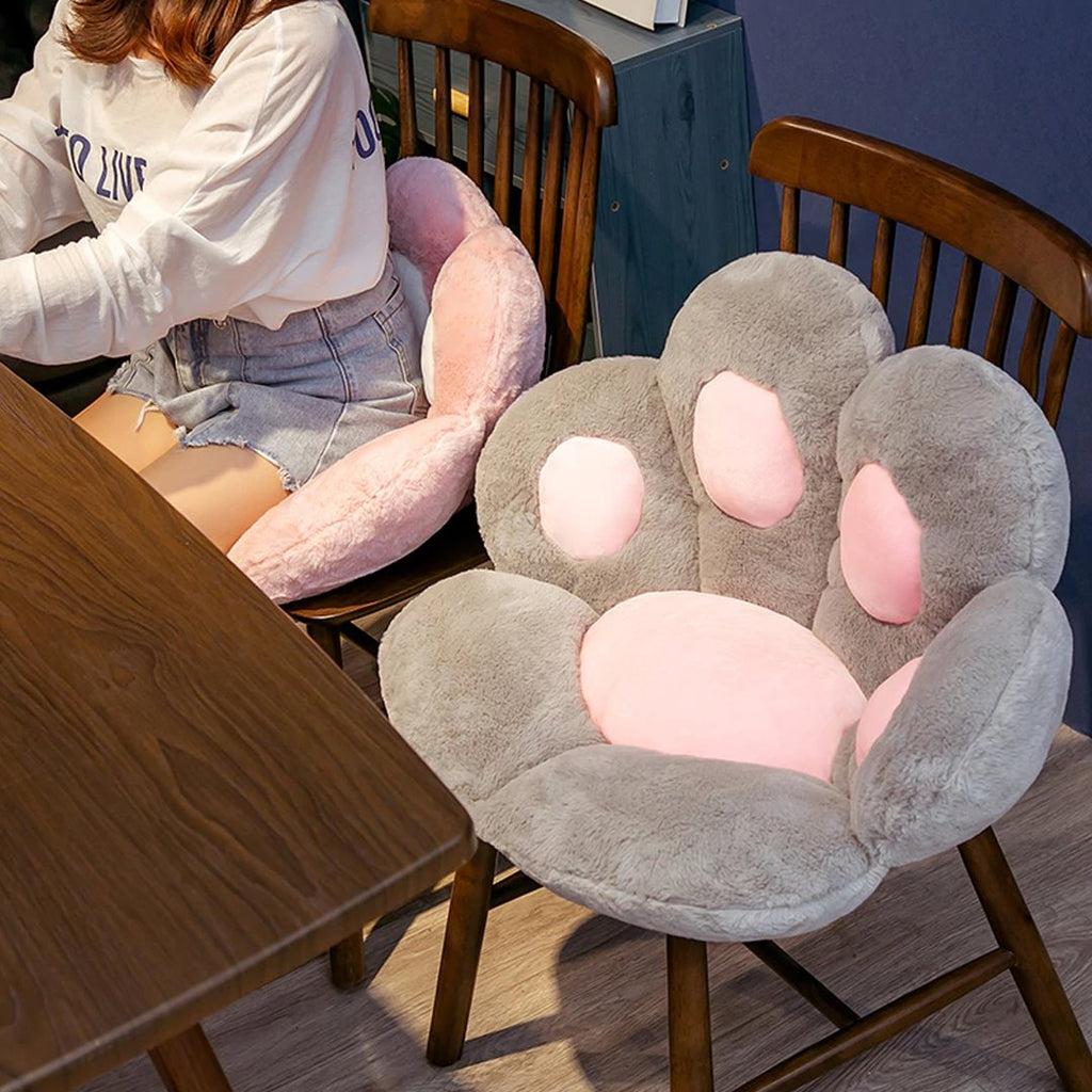 Kawaii Cute Pastel Paw Seat Cushions