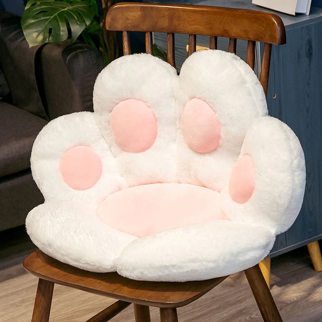 Kawaii Cute Pastel Paw Seat Cushions