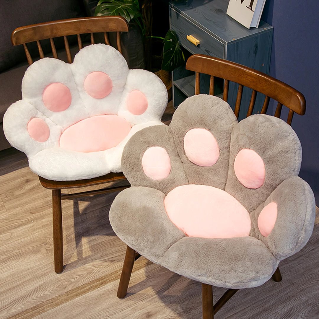 Kawaii Cute Pastel Paw Seat Cushions