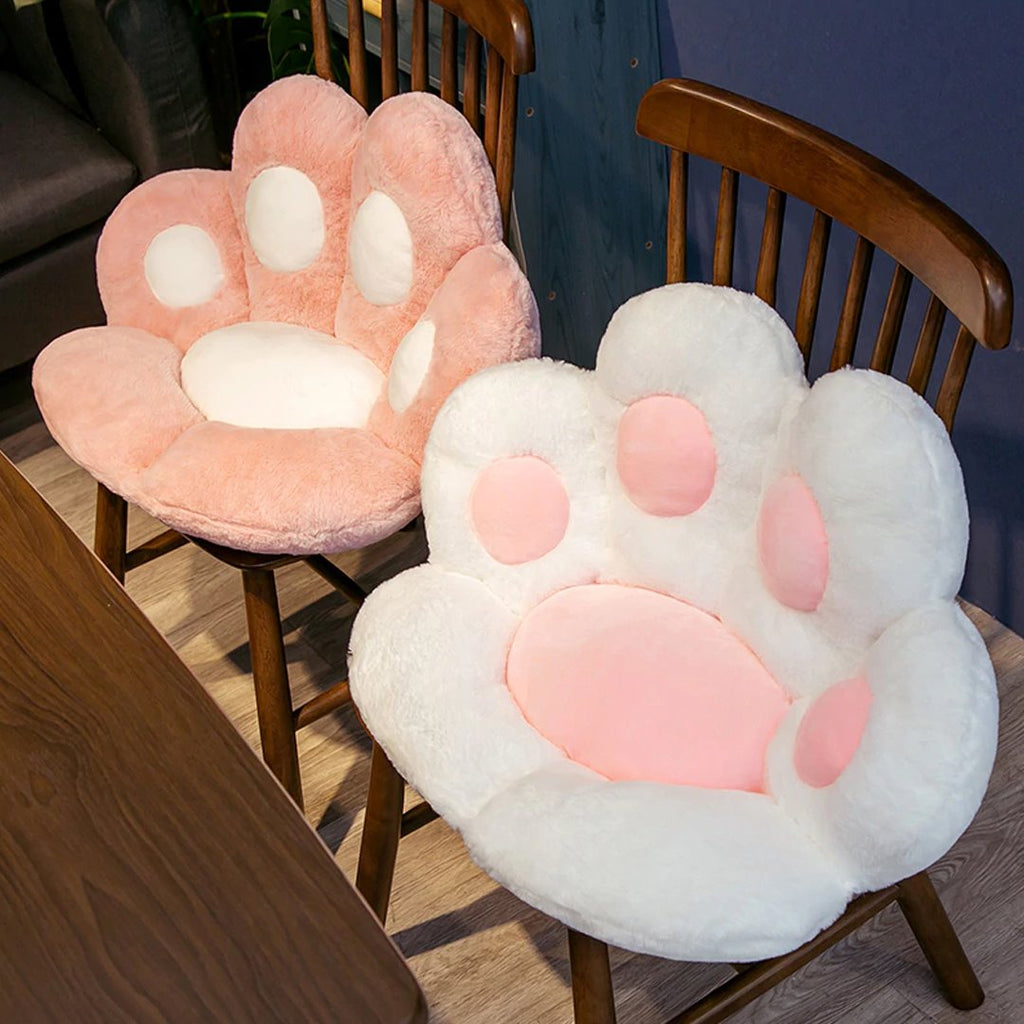 Kawaii Cute Pastel Paw Seat Cushions
